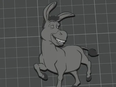 Donkey cake topper