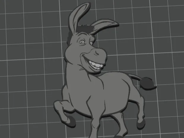 Donkey cake topper