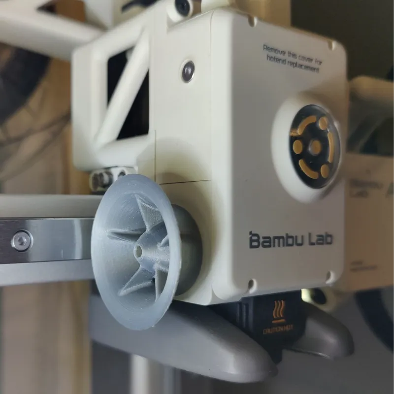A1 extruder fan intake