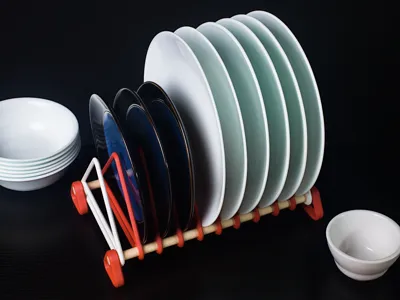 Vertical Plate Rack