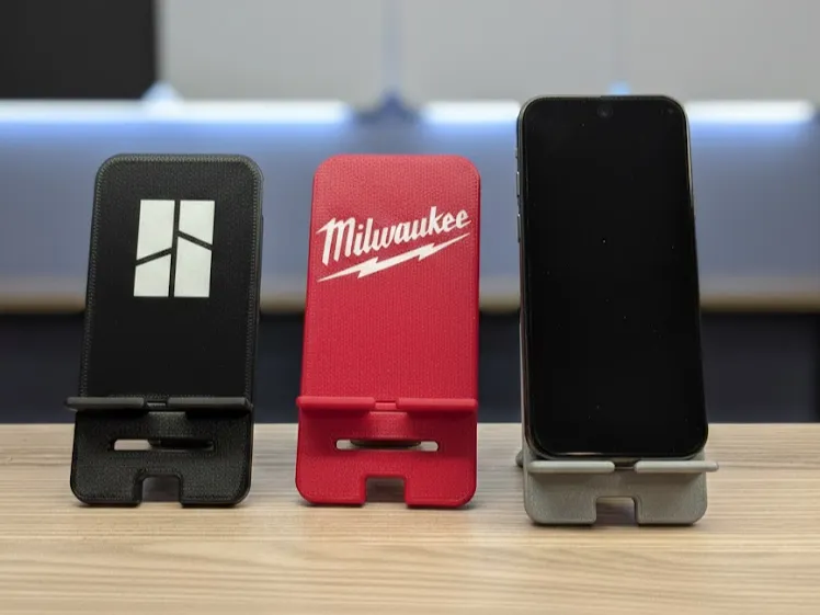 Slim and portable phone stand