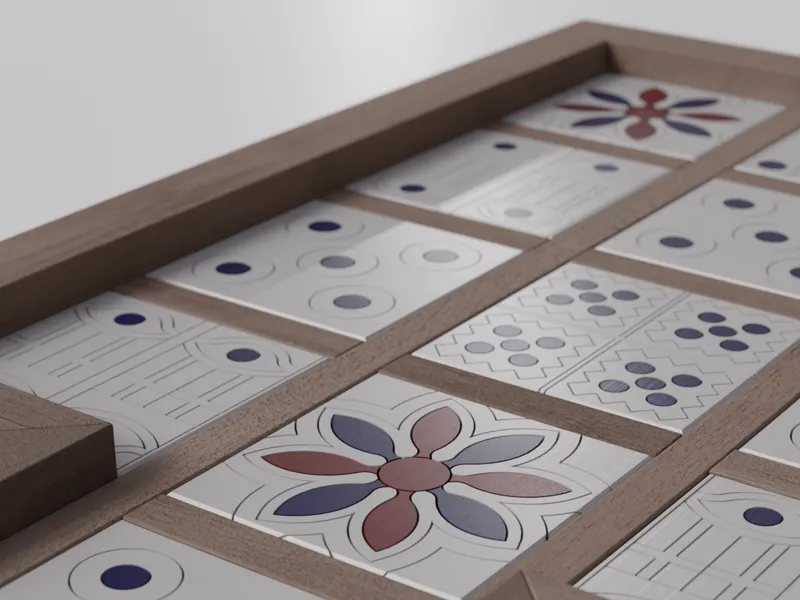 The Royal Game of Ur – Token Set (20 pcs)