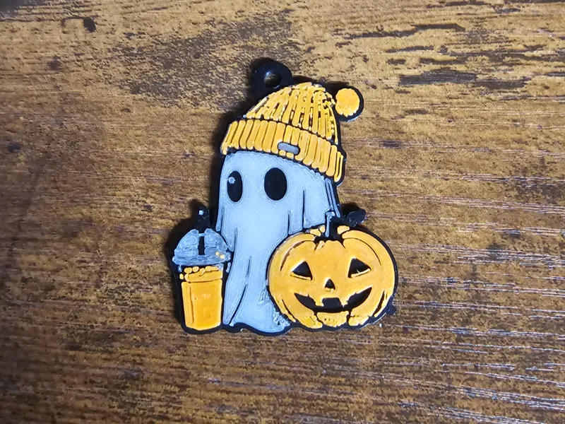 Beanie ghost pumpkin spice