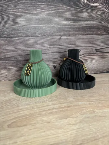 Jarrón decorativo: tablett mit vase — vista de referencia 3