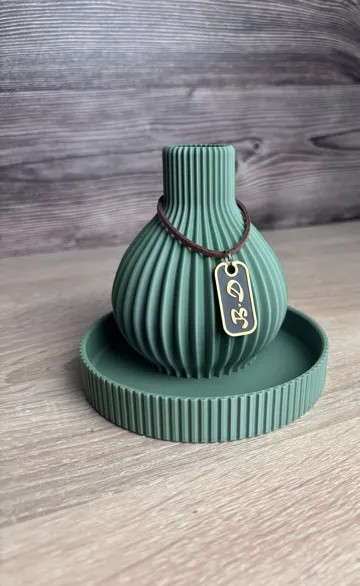 Jarrón decorativo: tablett mit vase — vista de referencia 5