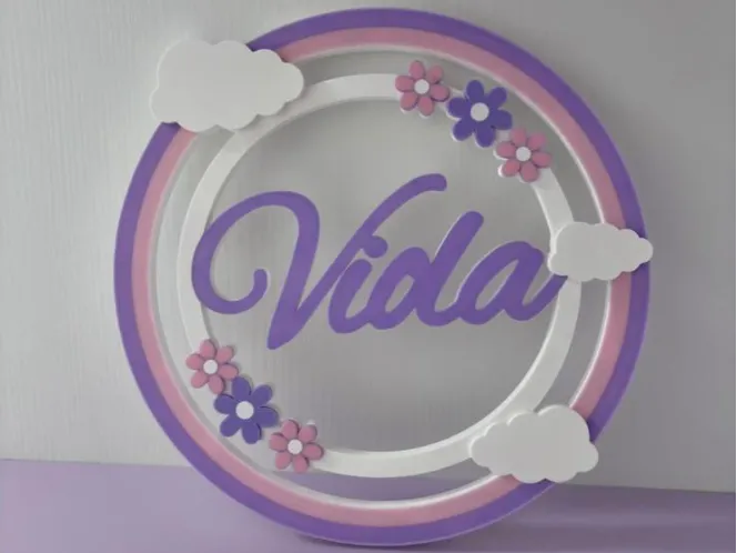 Fiocco nascita Viola