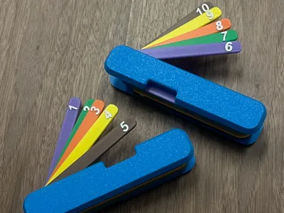 Multitool type toy for children to learn numbers