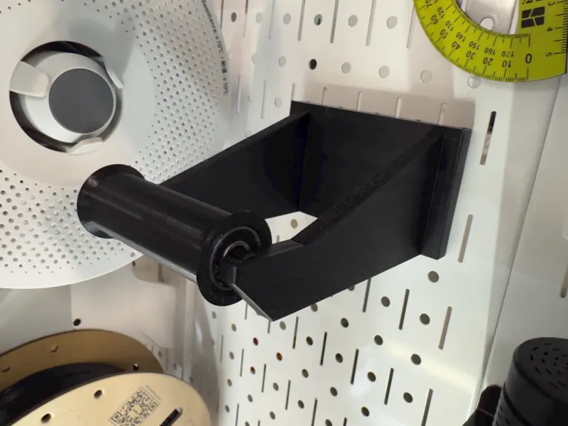Pegboard External Spool Holder