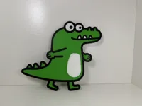 Croco mini W60 x H70x 2mm