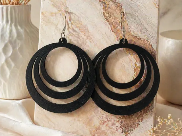 Boucles oreilles multi cercles