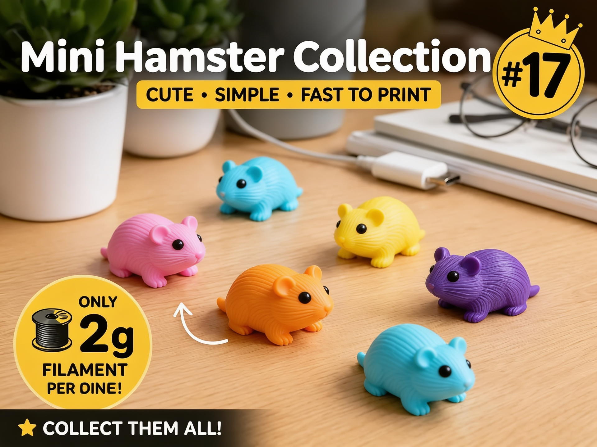Mini Hamster Fidget - Micro Zoo