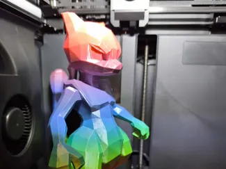 Pokemon Mewtu Low Poly Figur
