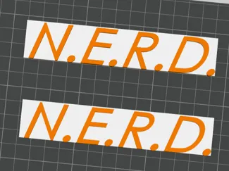 NERD Nameplate