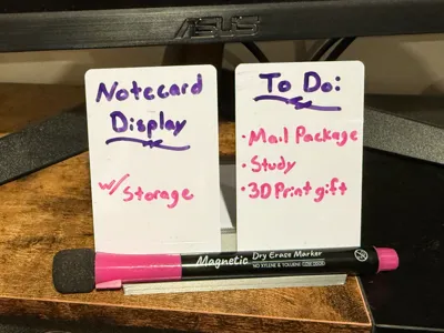 Notecard Display & Holder - Desktop