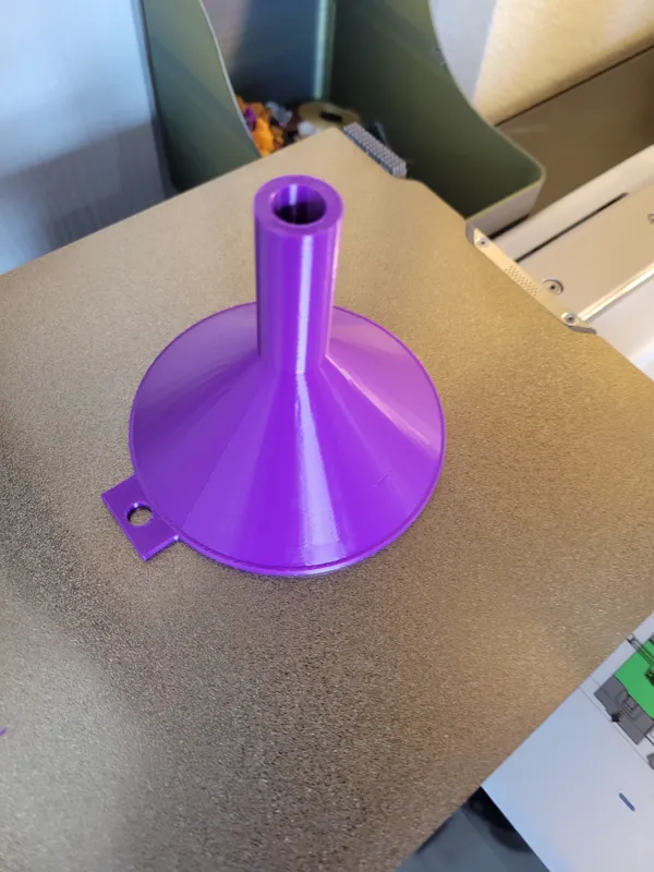 Entonnoir à ballon pour poudre