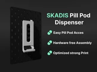 SKÅDIS Pill Pod Dispenser - Pill/Supplements