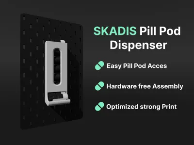 SKÅDIS Pill Pod Dispenser - Pill/Supplements