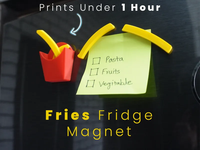 Fries Fridge Magnet