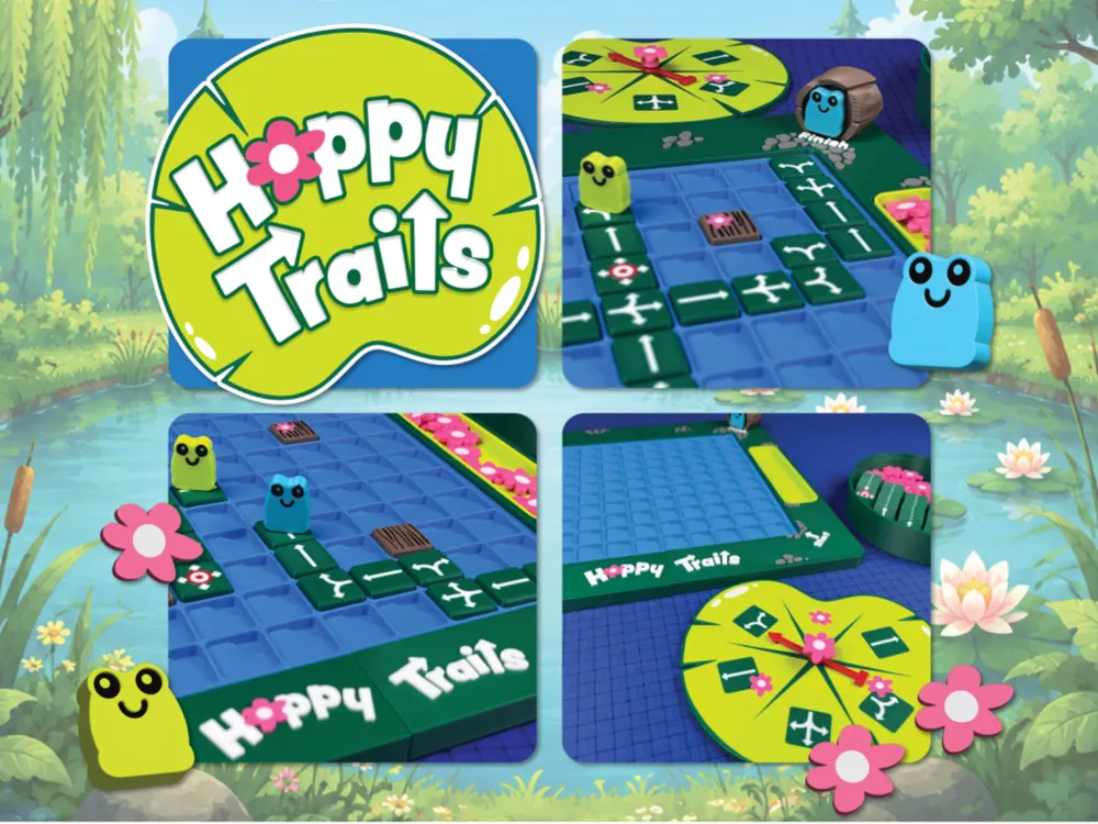 Modelo para impresión 3D: Hoppy Trails - A Froggy Race Across Playgrid Pond!. Referencia del modelo original.