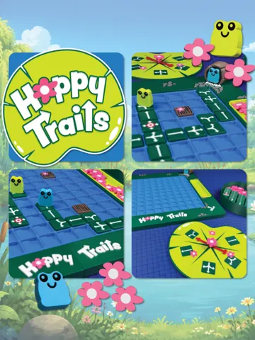 Modelo para impresión 3D: Hoppy Trails - A Froggy Race Across Playgrid Pond! — vista de referencia 2