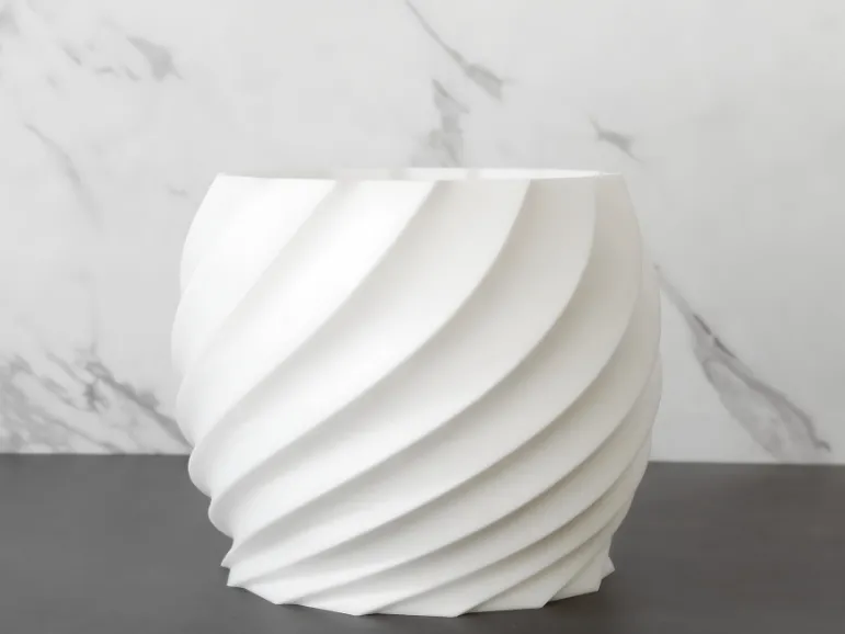 Spiral Minimal Plant Pot|Modern Twisted Planter