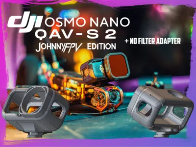 QAV-S 2 Johnny FPV SE - DJI Osmo Nano mount + ND
