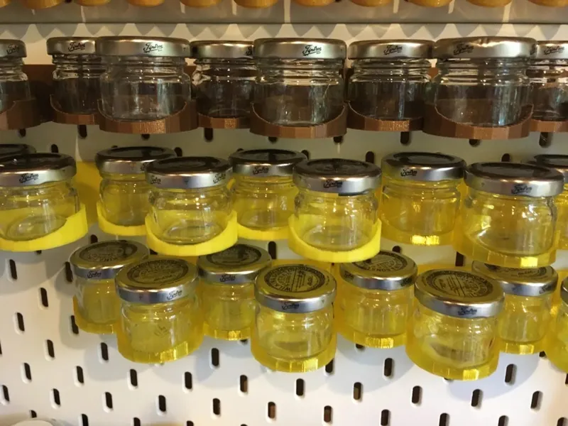 IKEA Skadis Jam Jar holder - 2 JARS