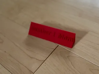 Number one Mom sign