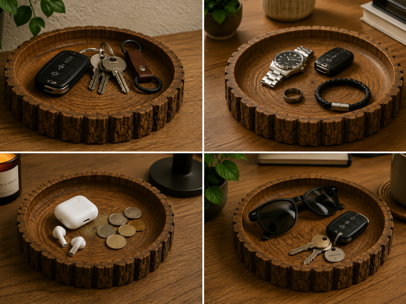 Tree Stump Catchall tray 