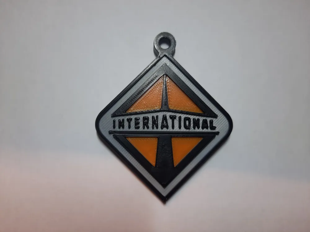 International Truck Logo Keychain by Luke-Leek-98 - MakerWorld