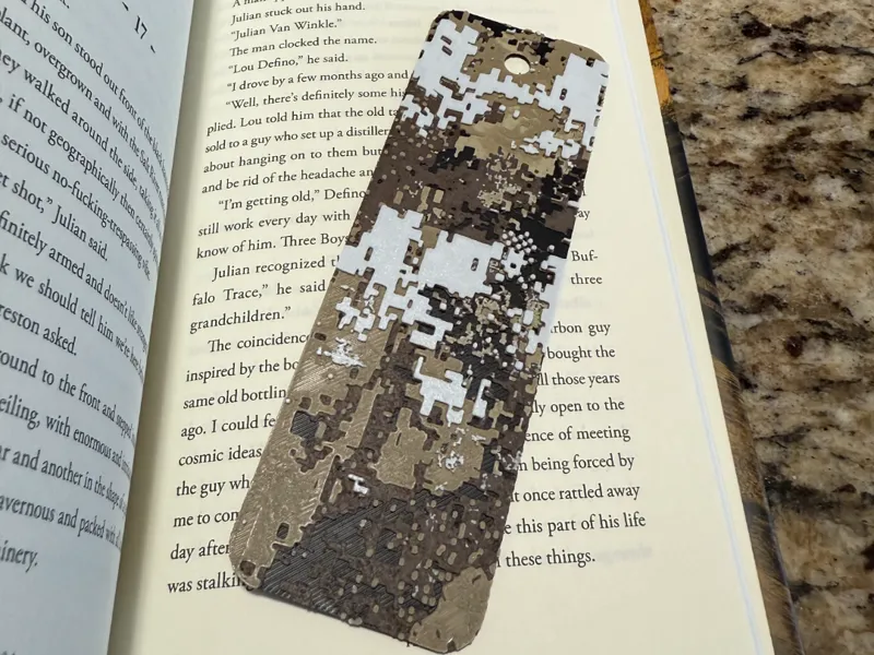 Sitka Whitetail Bookmark HueForge
