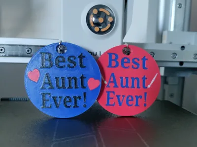Best Aunt Ever Keychain