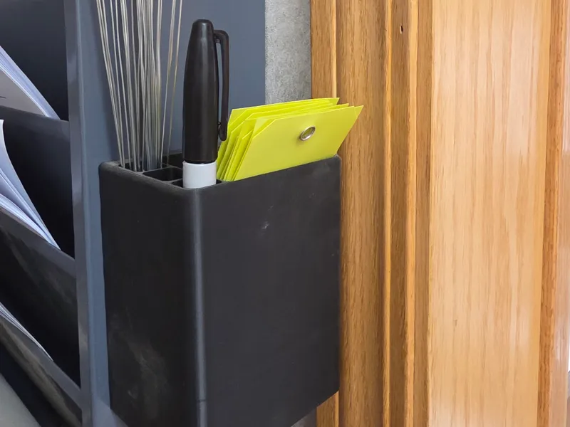 Magnetic Tag and Pen Container