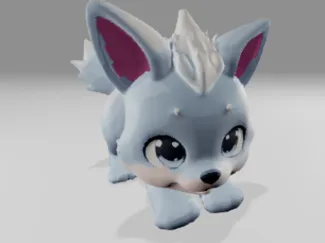 cute wolf puppy
