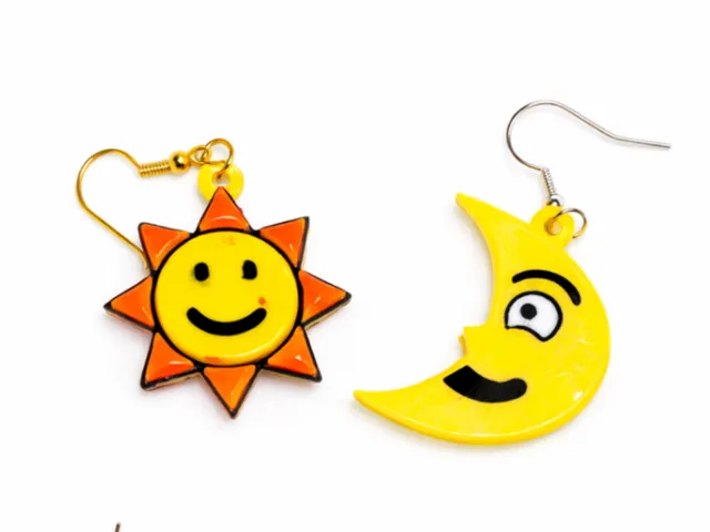 Pendientes Sol y Luna