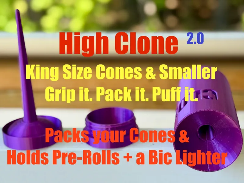High Clone 2.2.3 - The RAW Cone Filler and Stash