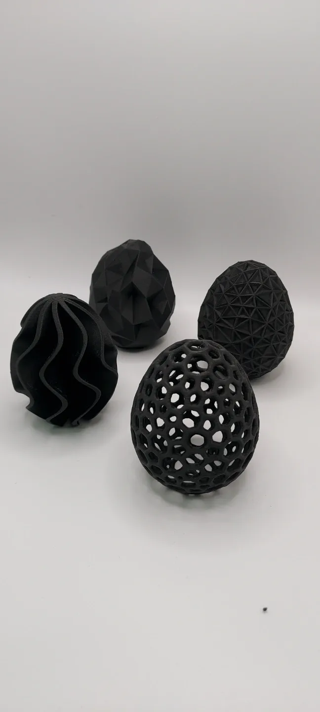 Patterned Polygonal Easter Egg - PRINTS PERFECTLY NO SUPPORTS