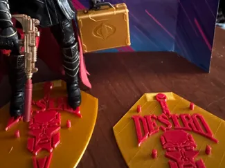 Destro / Iron Grenadier Action Figure Stands