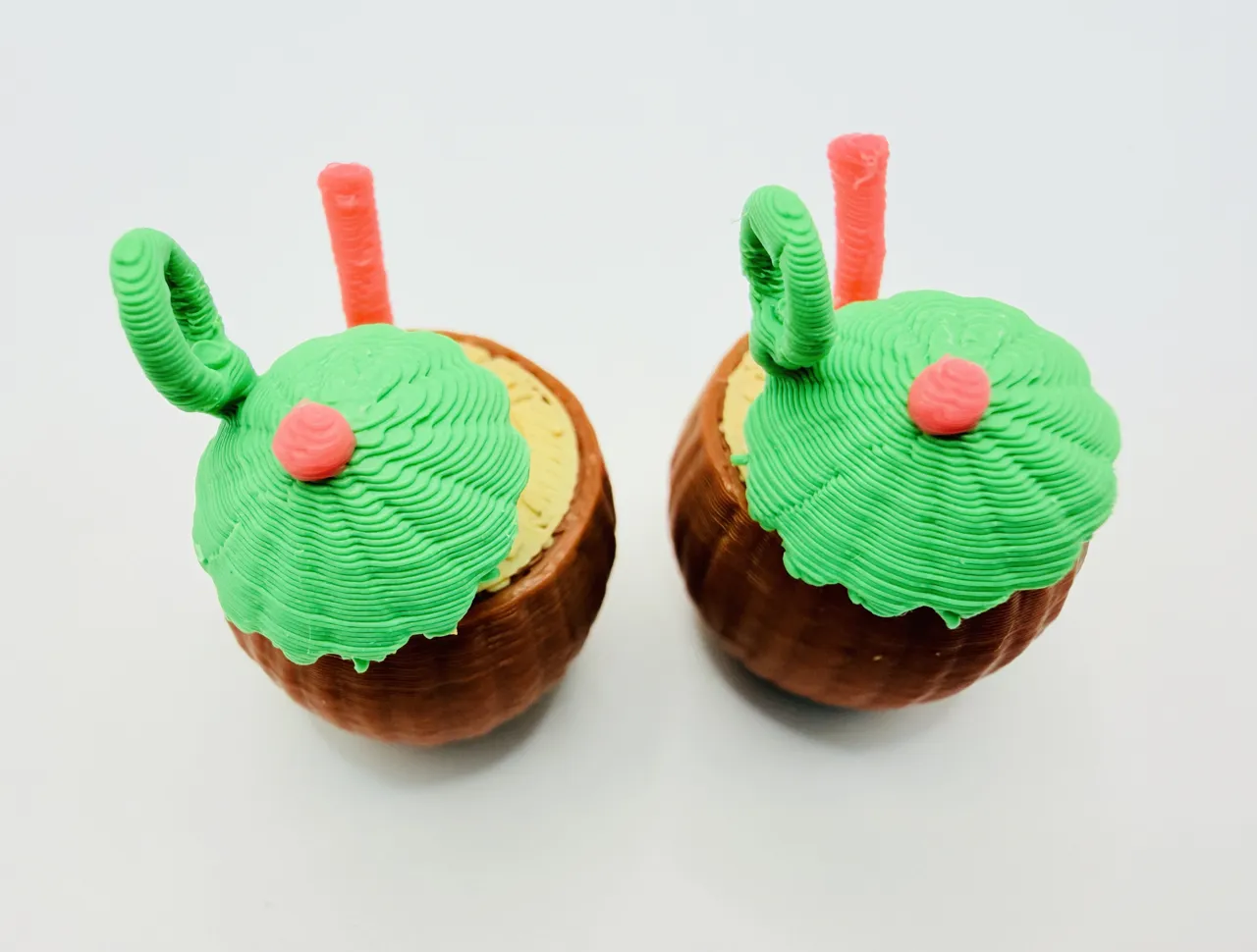Tropical Coconut Summer Earrings view 4