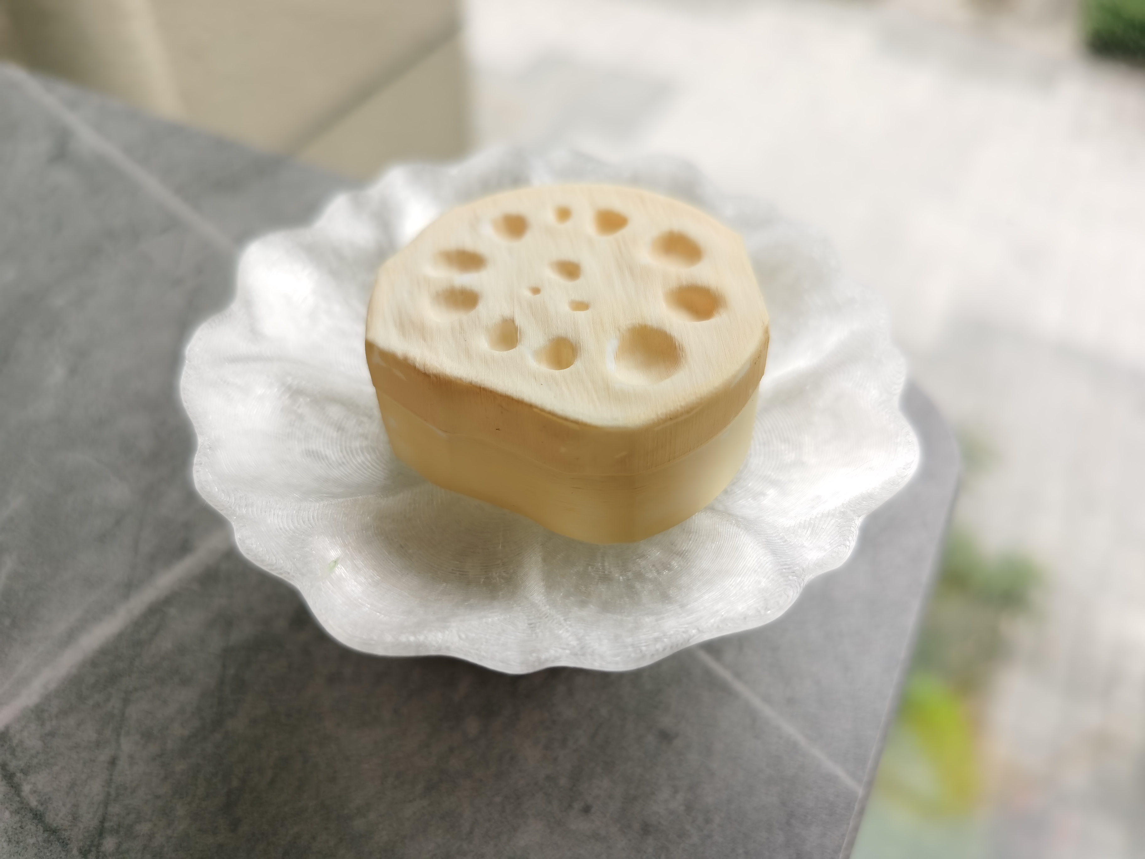 Miniatura 4 do modelo 3D 苏式糕点 储物盒 托盘 收纳 夜灯 螺纹设计 莲系列