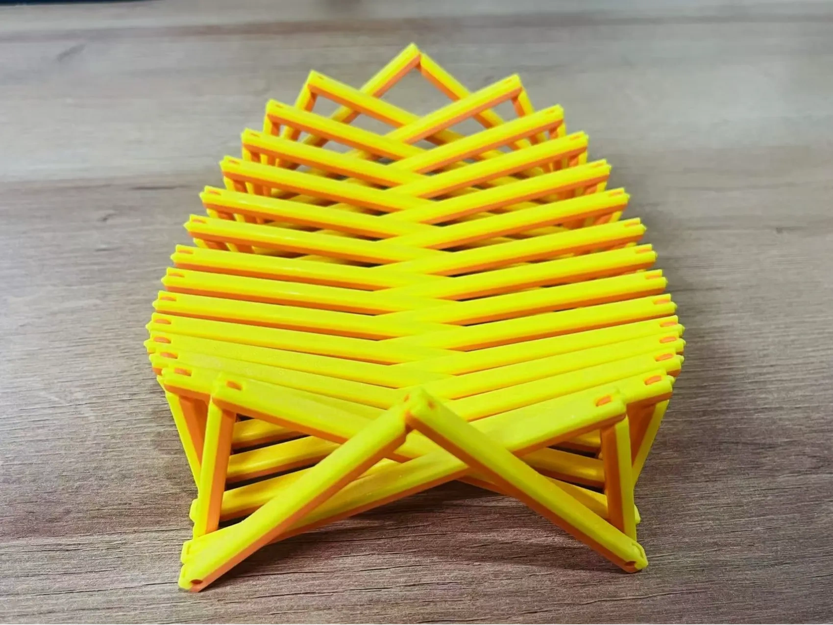 Miniatura 2 do modelo 3D 折叠果盘（一体成型）