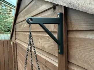 Bracket for hanging basket