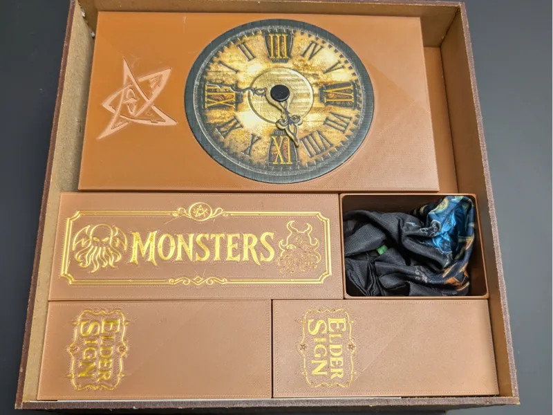Elder Sign Board Game (All Exp) Custom Box Insert