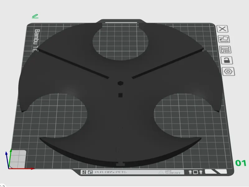 FTC Decode Spinning Turntable to Hold 3 Balls