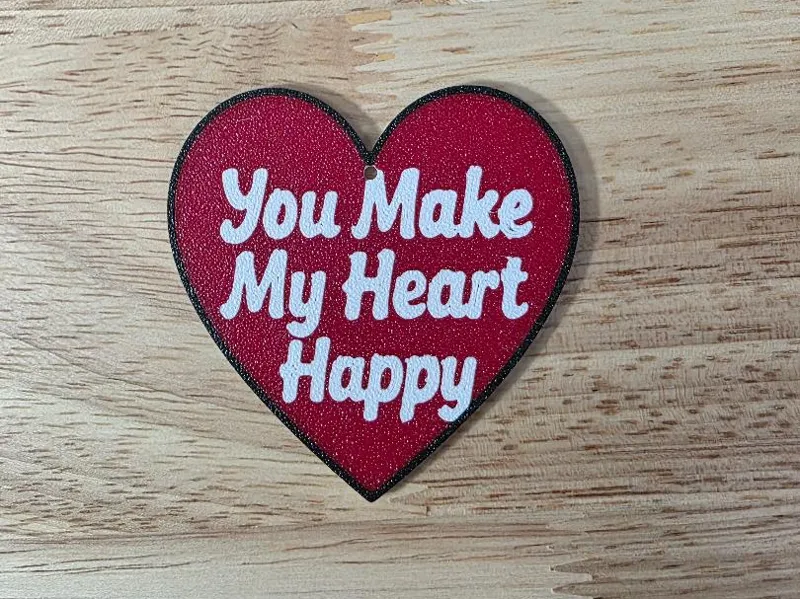 You Make My Heart Happy - Bag Charm / Accessory