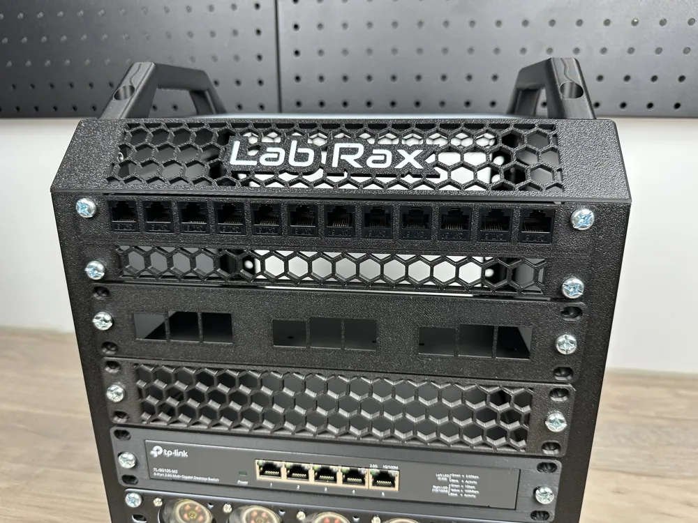 1/2U 12 Port Keystone Panel for 10