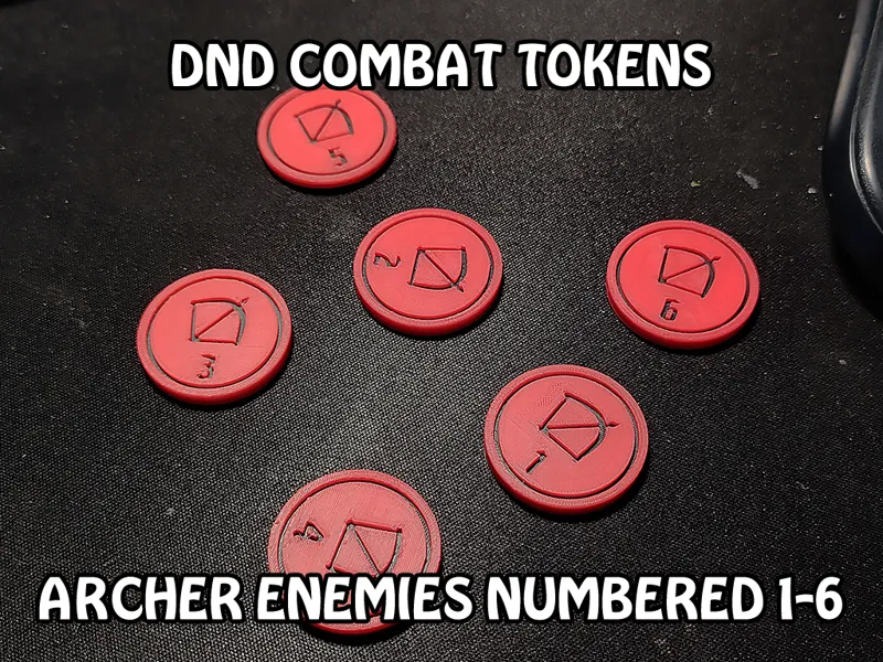 Token Dnd - Enemies Archers 1-6
