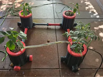 RDWC HYDROPONICS 100% 3D PRINTABLE MADE FOR BAMBU