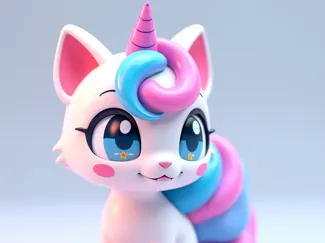 Kitty Unicorn PrintMon