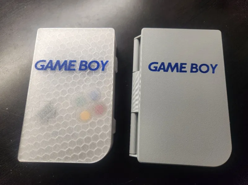 MAME Boy DMG Case with Logo and Button recesses